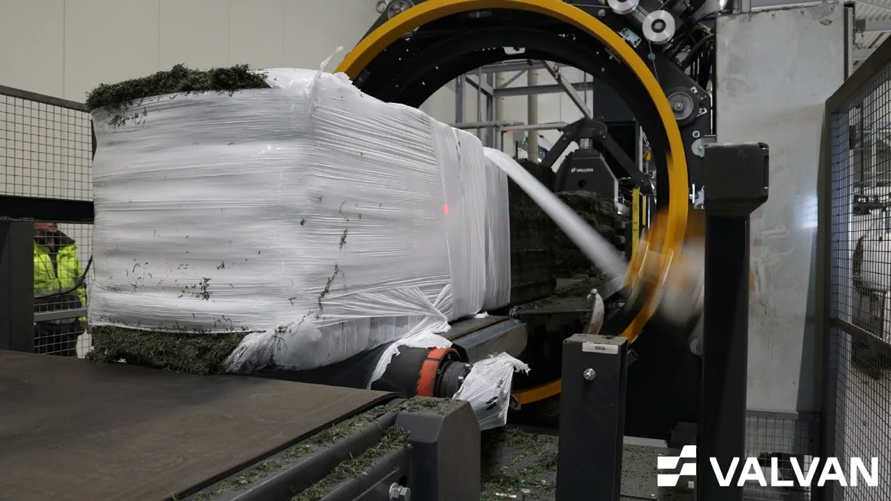 Valvan   Automatic channel press with crosswrap system