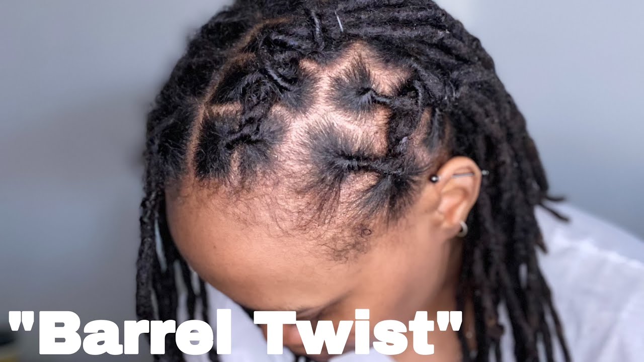 How To Barrel Twist Locs Yourself | step by step