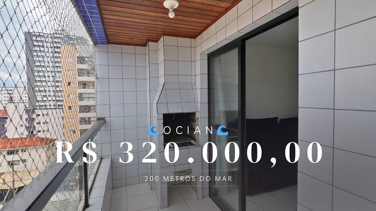 APARTAMENTO COM SACADA COM CHURRASQUEIRA A CARVÃO E LAZER COMPLETO | 60m² | VISTA LIVRE | R$320 MIL