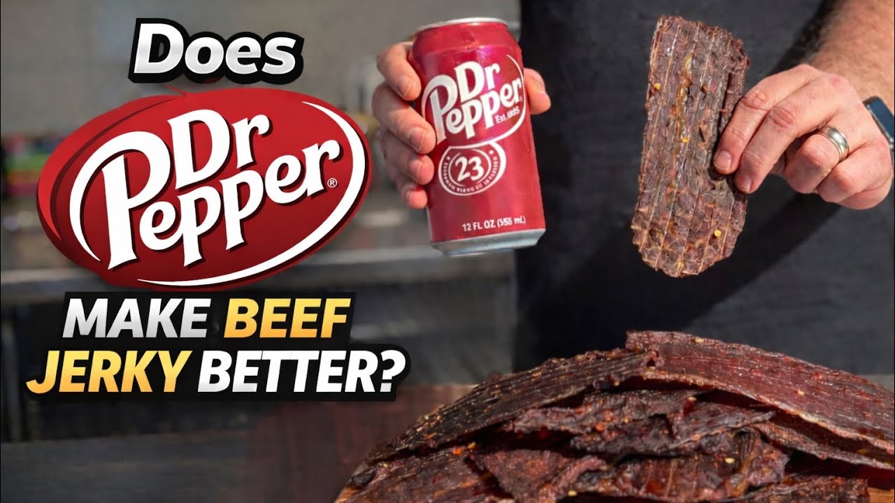 Я приготовил вяленую говядину с Dr Pepper.