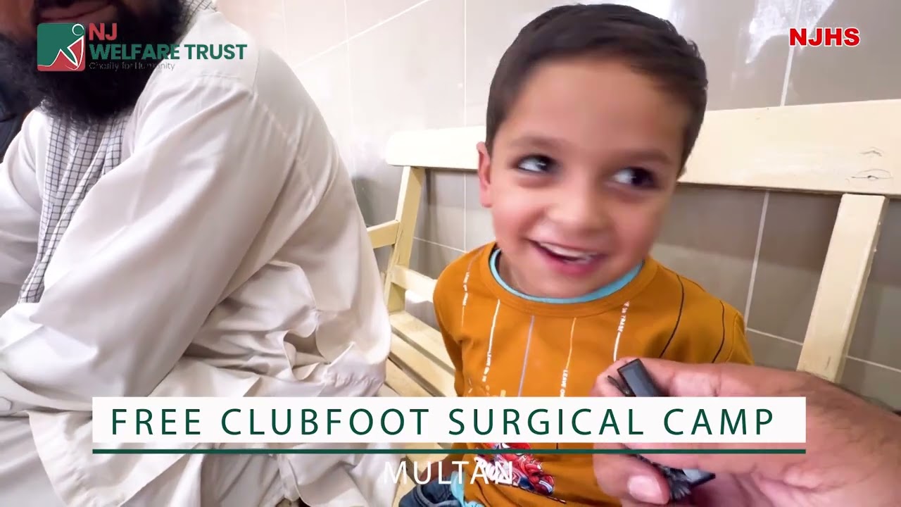 Free ortho surgical camp established at Nishtar Hospital Multan from 1 - 10 November 2025.
