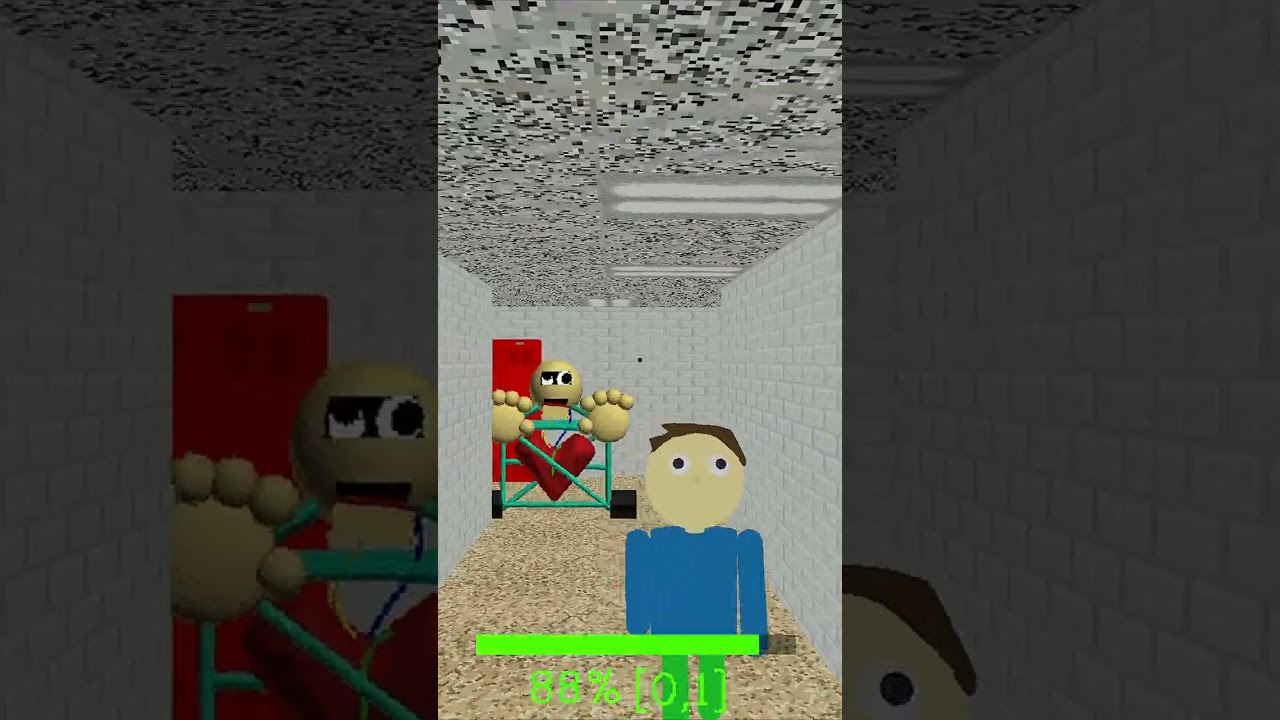 Principal & 1st Prize help Baldi Player catch Student Player (Baldi's Basics) #shorts #short