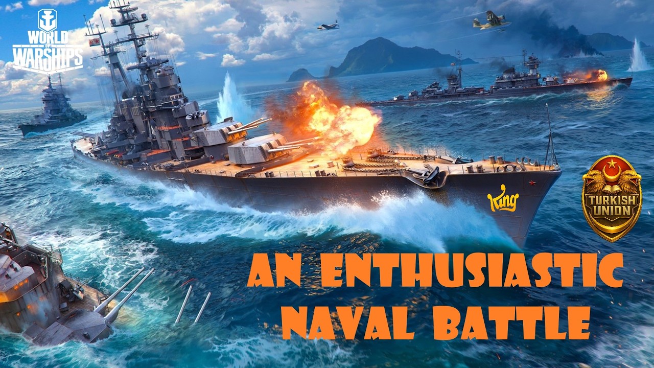 An Enthusiastic Naval Battle...:=))) SuperNoob WOWS