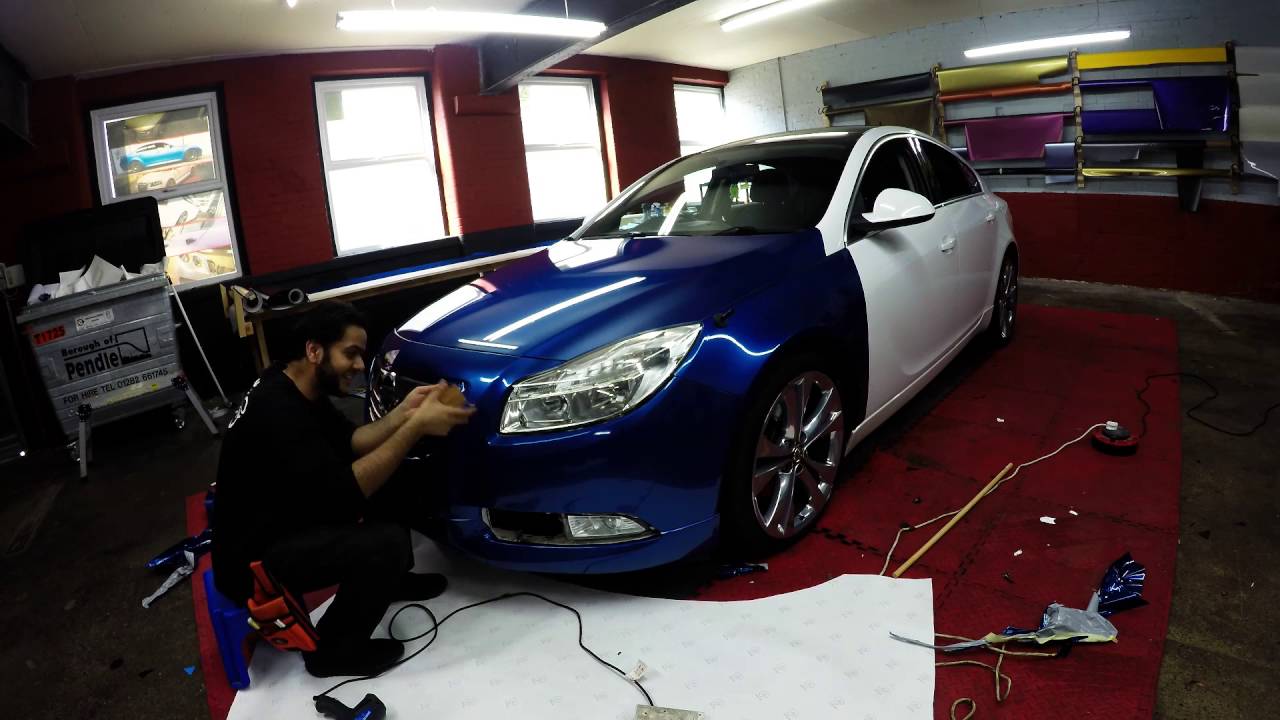 Vauxhall Insignia SRI Daytona Blue Wrap