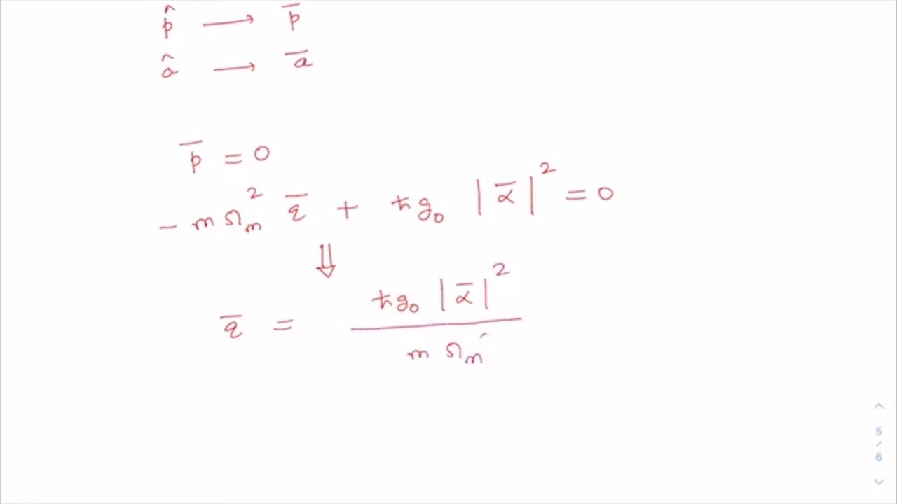 Linearized Cavity Optomechanics; Ground state cooling #swayamprabha