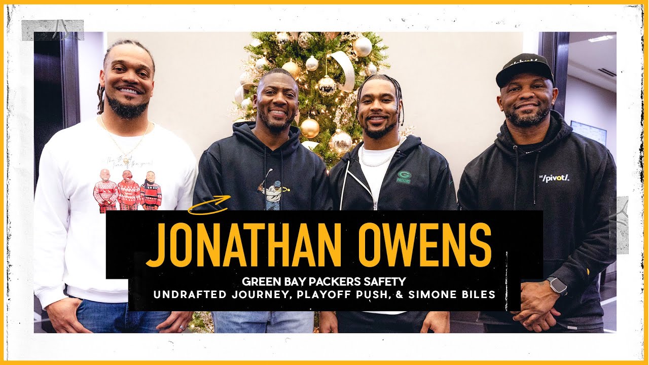Jonathan Owens Undrafted to Starter, NFL Playoff Push, Wife Simone Biles & Mental Health | The Pivot