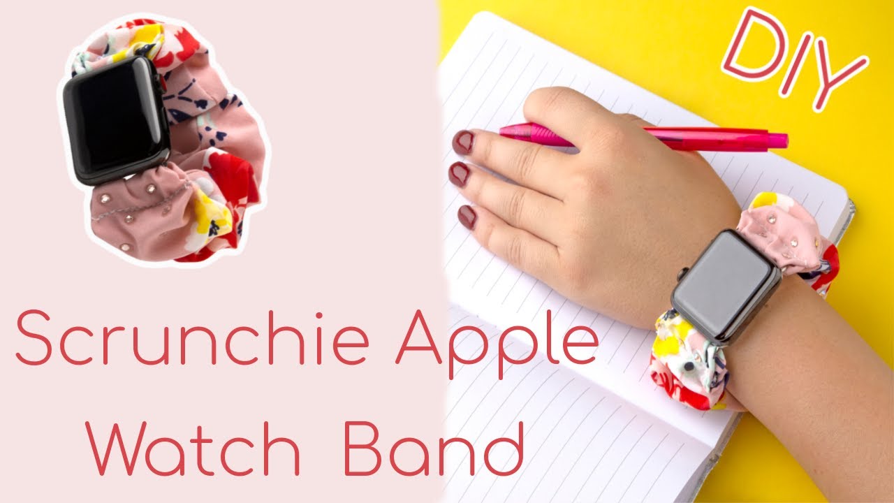 DIY Scrunchie Apple Watch Band