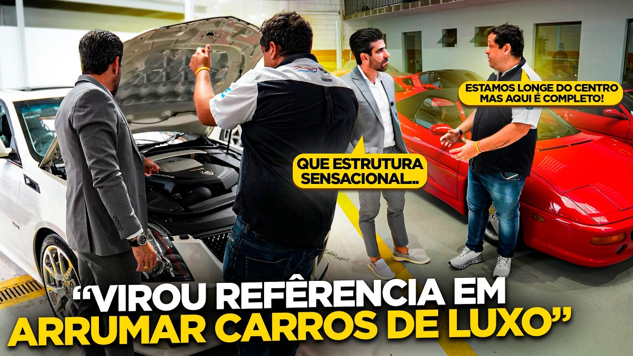 KALU IMPORT TEM PARCERIA COM A FERRARI? FUI CONHECER A ESTRUTURA
