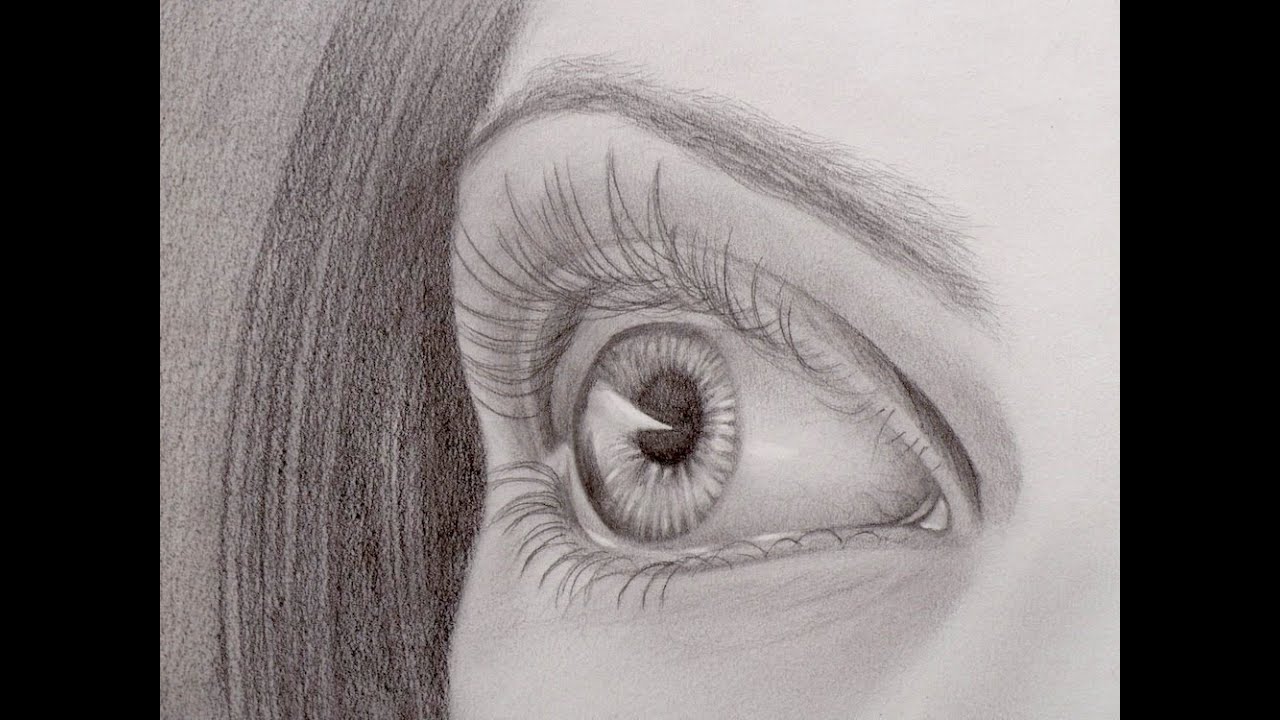 Cómo dibujar un ojo en perspectiva - Arte Divierte.