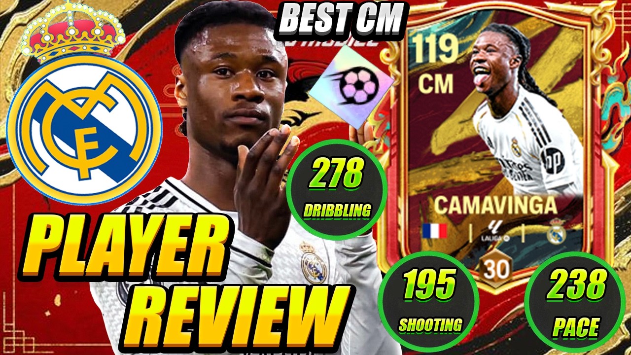 CAMAVINGA IS EVERYWHERE! ⚡🐉 114 Lunar New Year Camavinga Player Review! BEST CM META! &ndash; FC Mobile 26