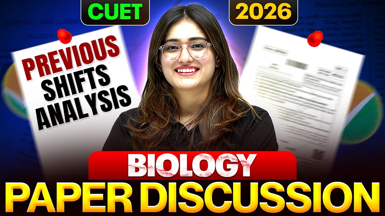 CUET 2026 Biology Exam Analysis | Paper Discussion + Answer Key | Aarushi Tuli Ma&rsquo;am