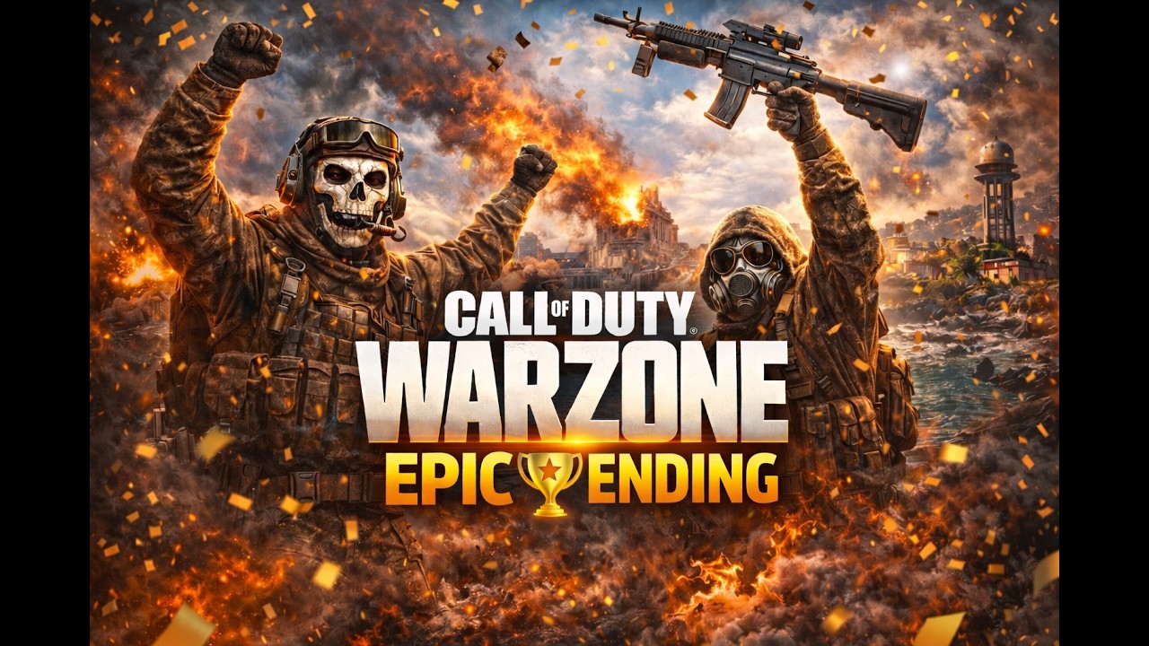 Call of Duty Warzone  - Epic Ending on a fiery battlefield