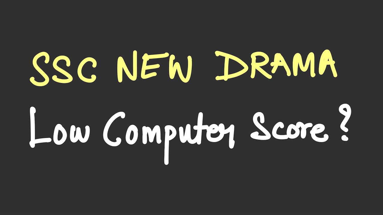 SSC CGL Computer Low Score? Scam or WHAT? Talk To 2026 Aspirants!