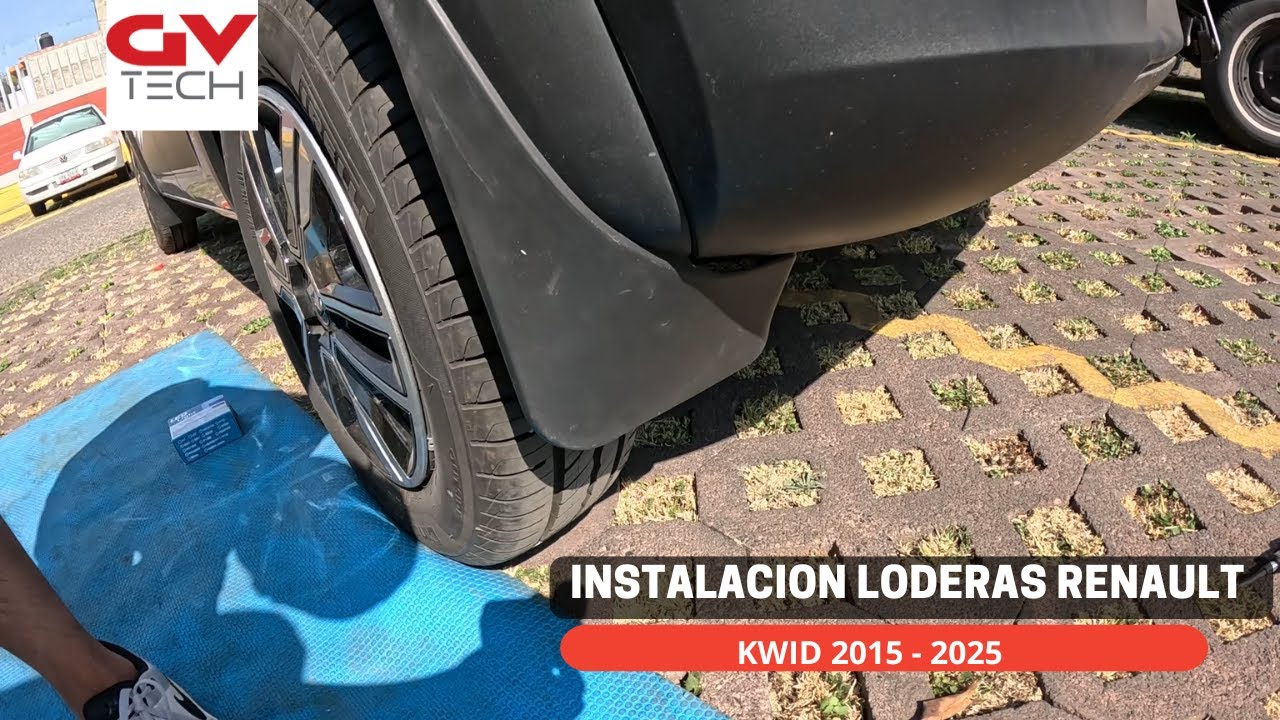 Instalación de Loderas para Renault KWID 2015 al 2025