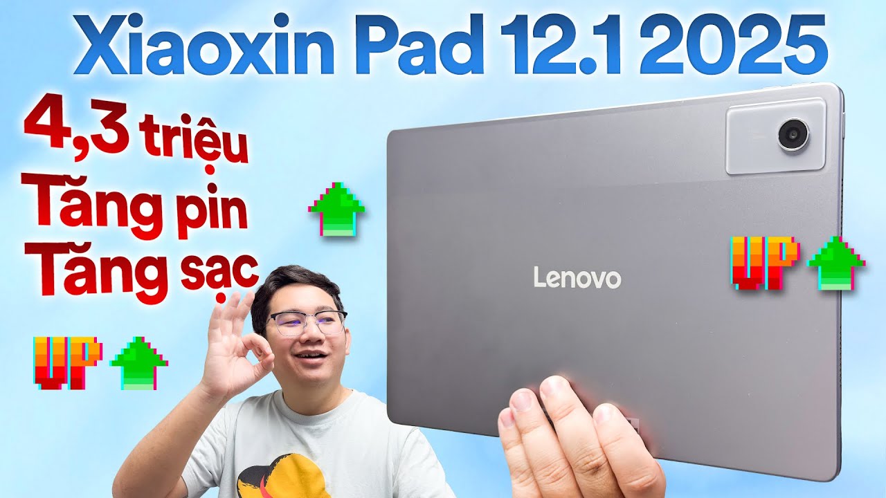 Thoả mãn anh em, tôi mượn Lenovo Xiaoxin Pad 12.1 2025 giá 4,3 triệu về làm!