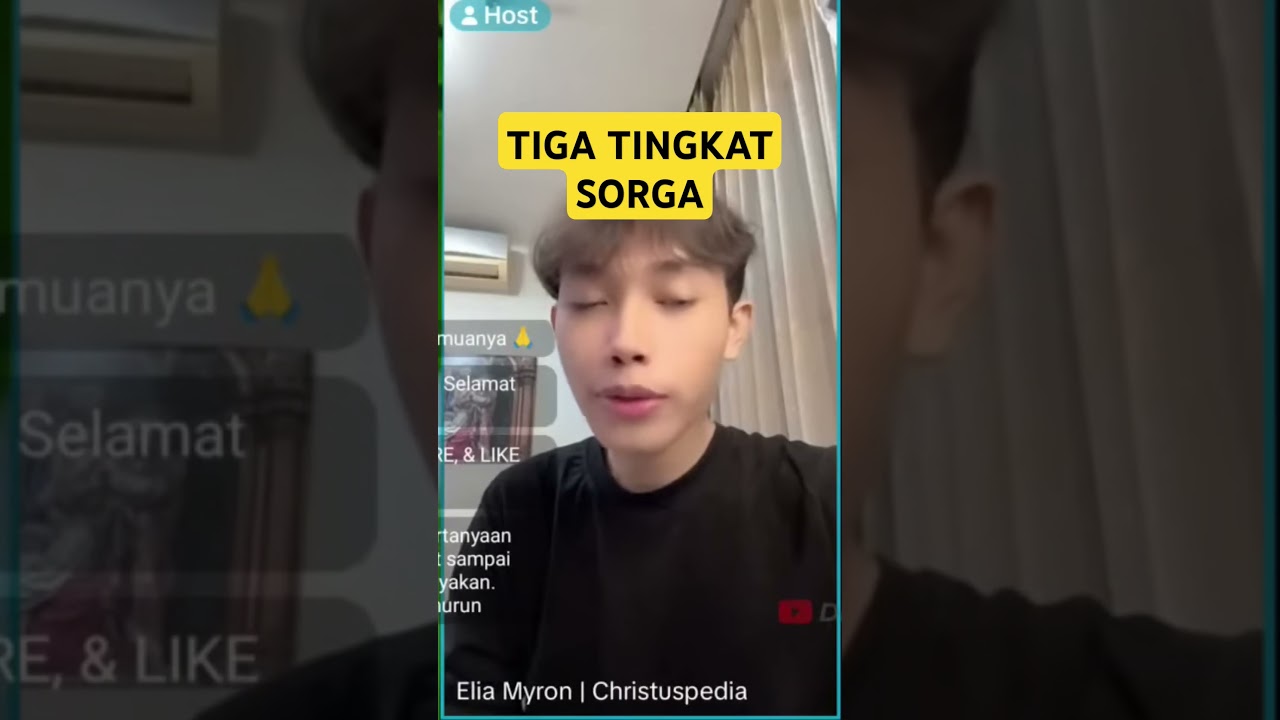 TIGA TINGKAT SORGA | ELIA MYRON #apologetika #eliamyron