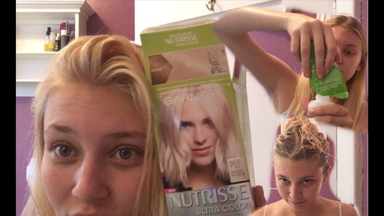Garnier Nutrisse Ultra Color Lightest Platinum~How To/Review!