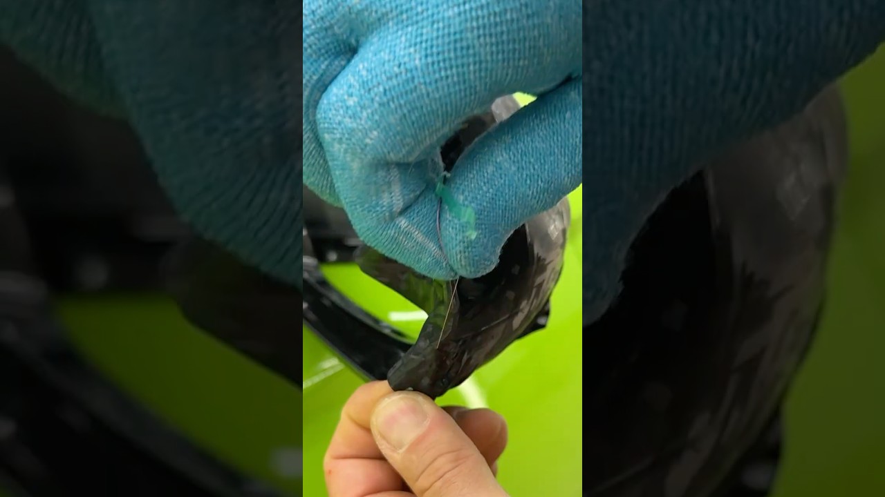 Fast Side Mirror Wrap | Audi A6 Black Carbon Detail