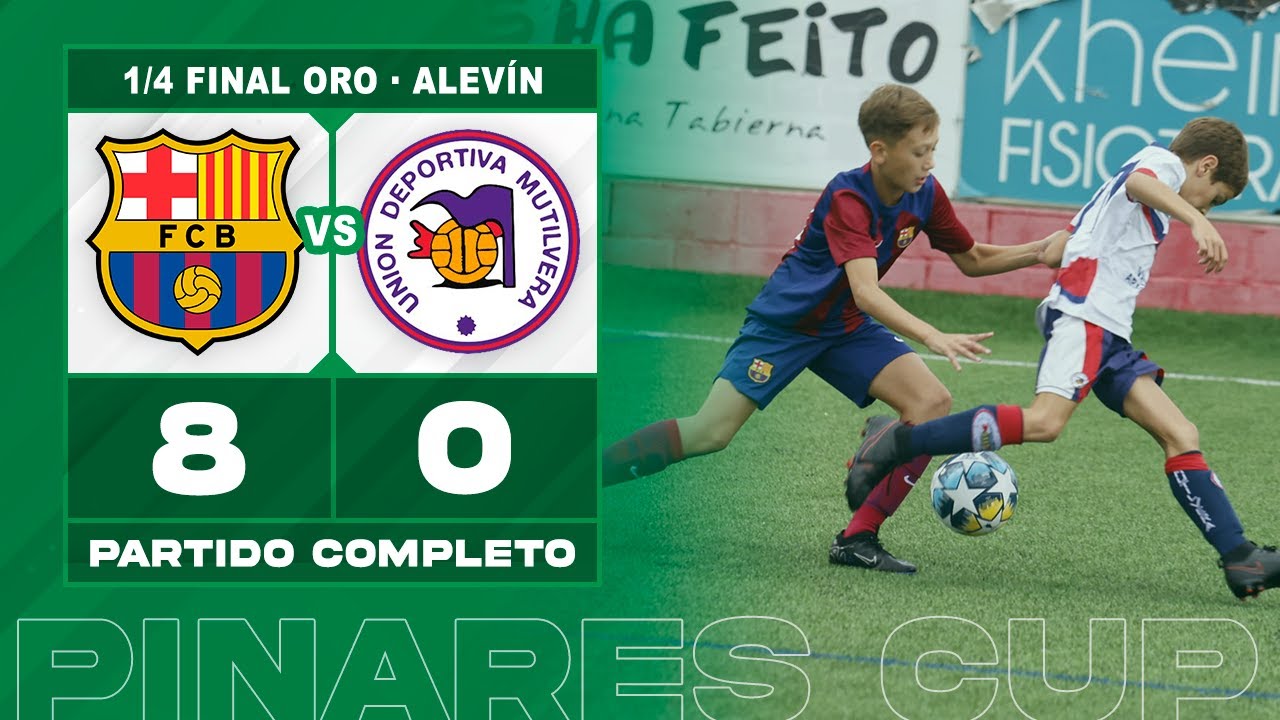 F.C. Barcelona 8-0 Mutilvera | Alevín | 1/4 FINAL | FASE ORO | PARTIDO COMPLETO