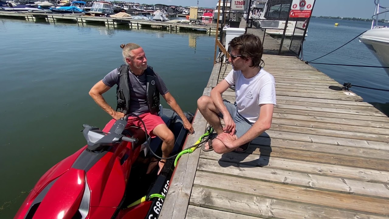 Essai du prototype de moto marine ORCA de Taiga Motors