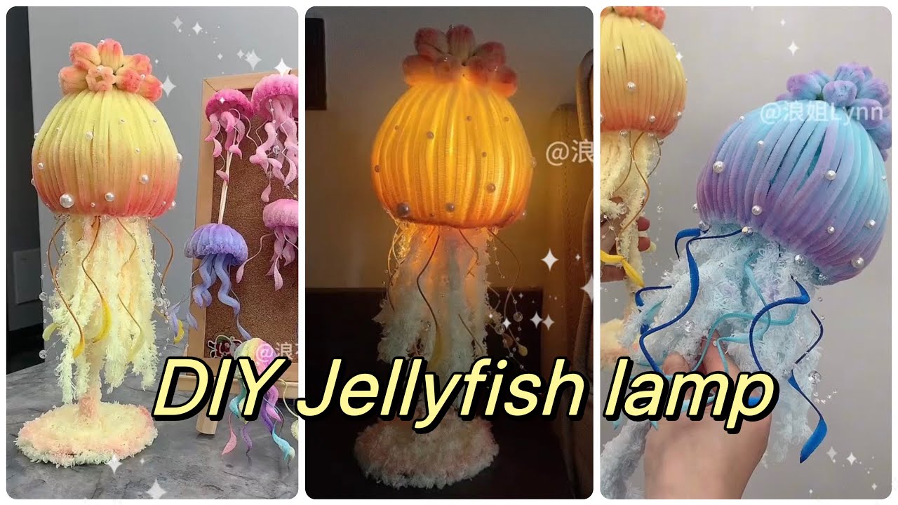 DIY Jellyfish lamp