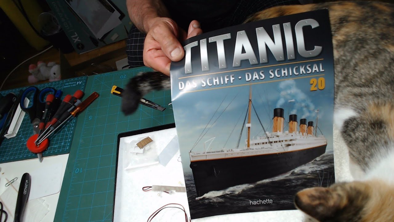 die Titanic scale 1/200 bauen mit Mila lol (Hachette)