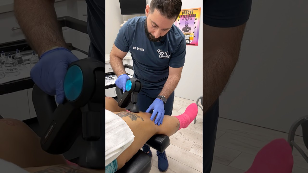 *KNEE PAIN* Chiropractic adjustments and rehab for knee pain! 🦵 Part 2