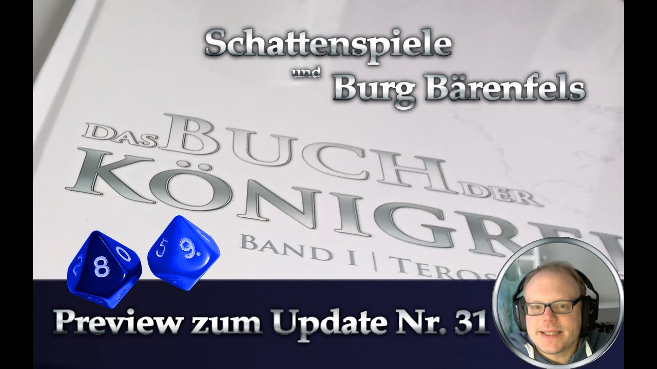 Schattenspiele & Burg Bärenfels - Preview zum Update Nr. 31 - Pen-and-Paper-Rollenspiel
