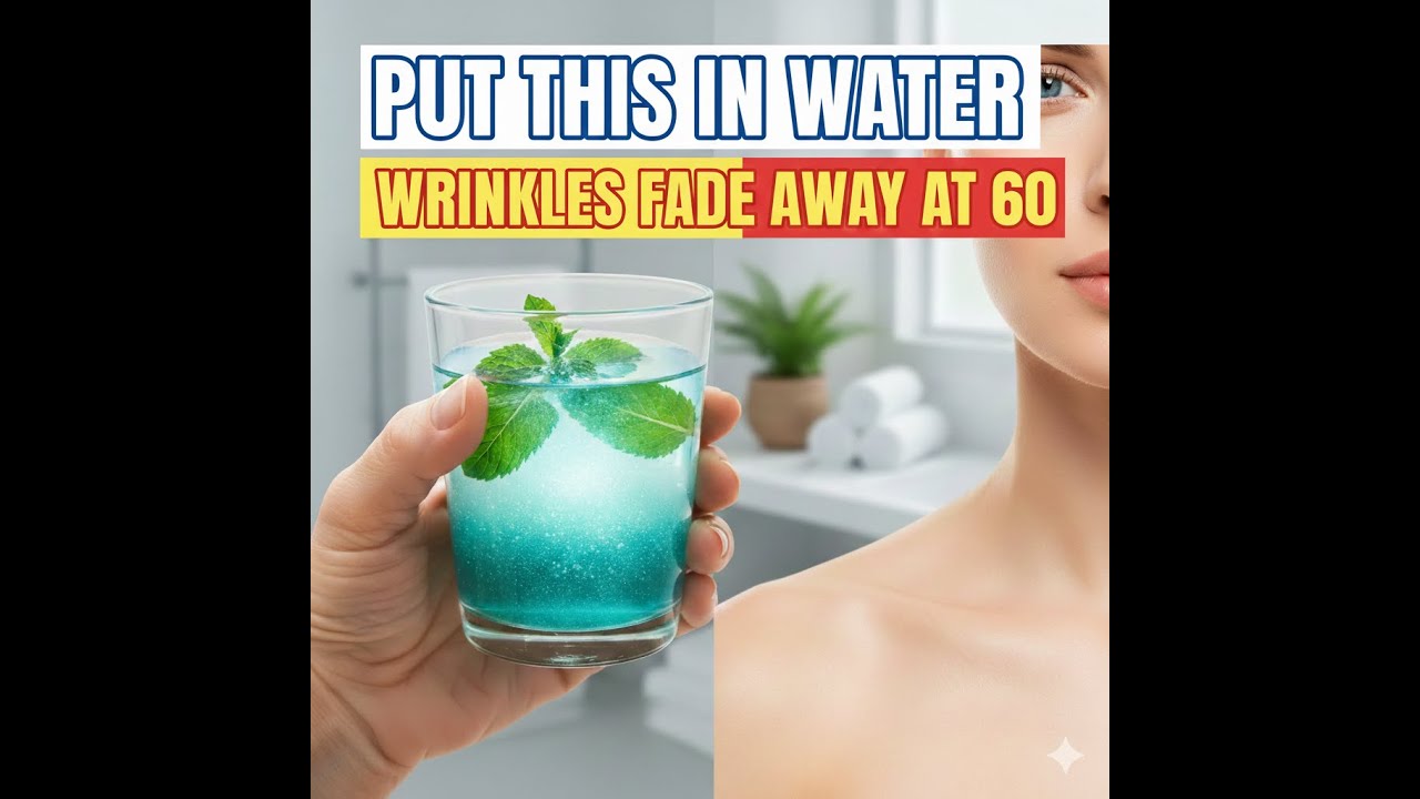 Senior STOP Drinking Plain Water! Add THIS to Boost Collagen, Firm Skin & Smooth Wrinkles