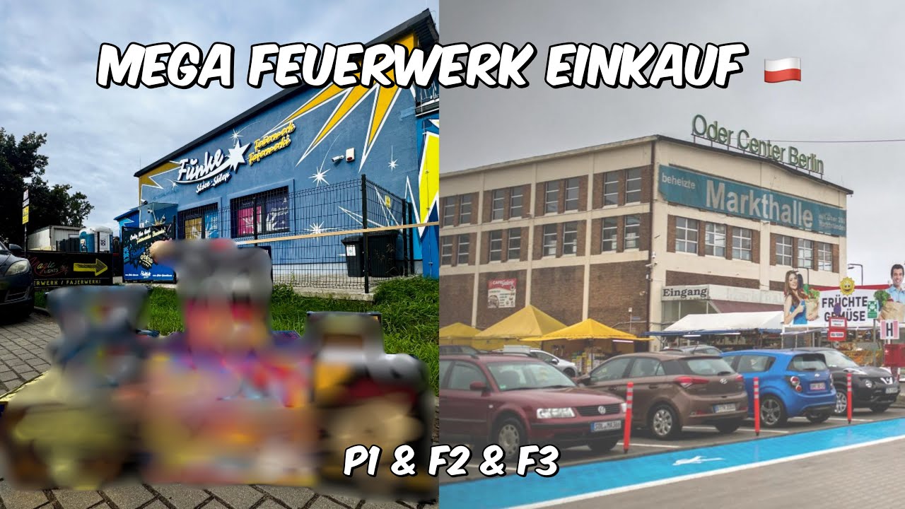 Polen MEGA FEUERWERK EINKAUF 2025 💥 FUNKE Store & Osinów Dolny | P1, F2, F3 Highlights! 