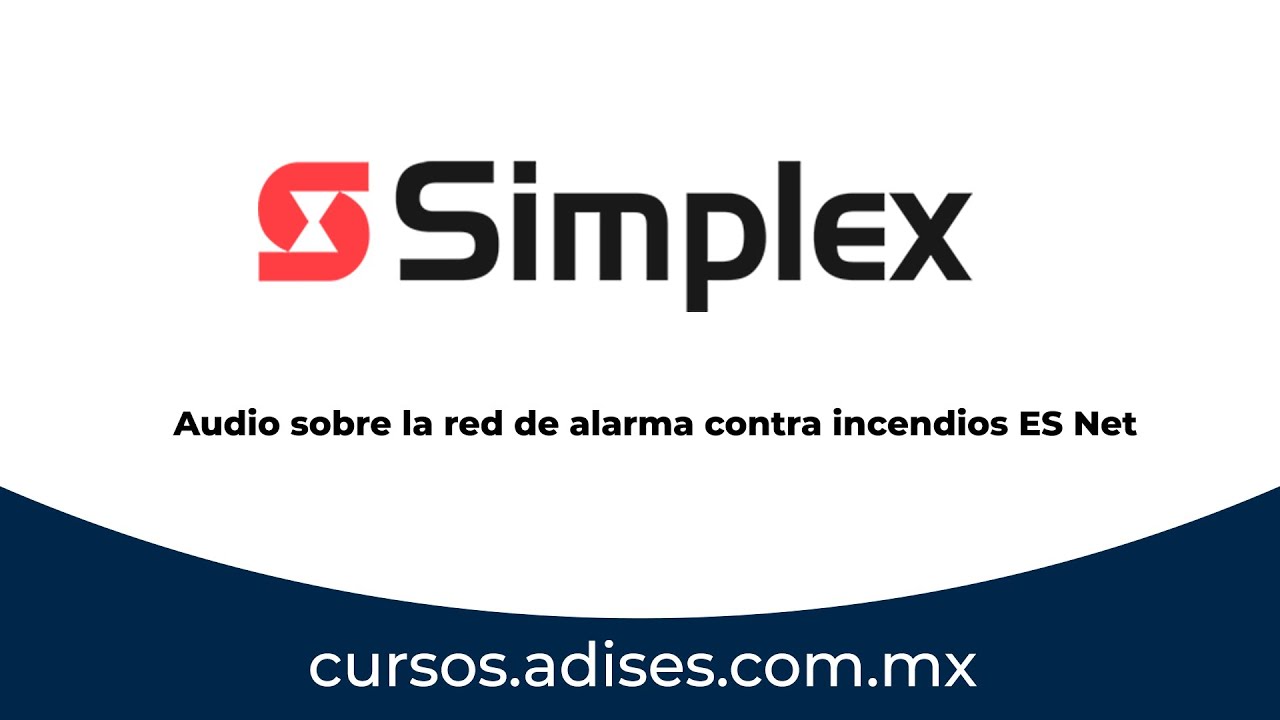 Audio sobre la red de alarma contra incendios ES Net