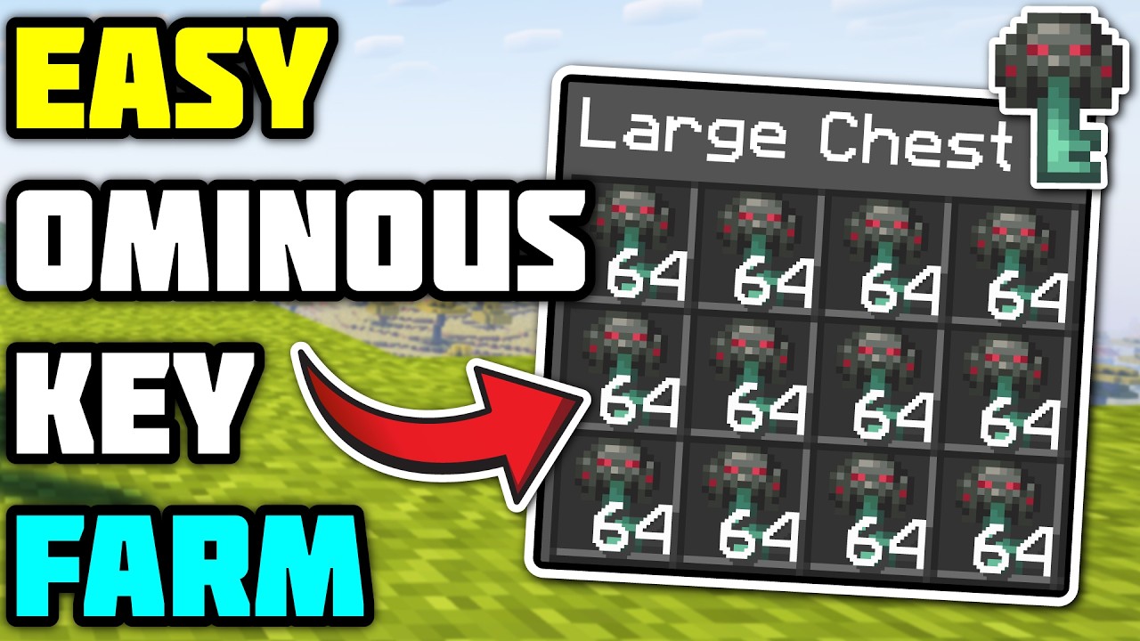 ЛЕГКАЯ ФЕРМА КЛЮЧЕЙ ДЛЯ ЗЛОВЕЩЕГО ИСПЫТАНИЯ - MINECRAFT (1.21)