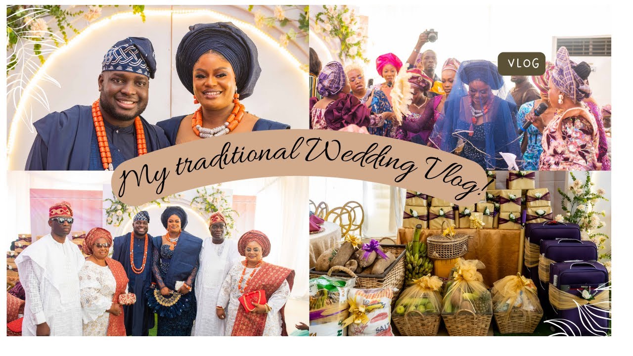 My Yoruba traditional wedding in Lagos, Nigeria.