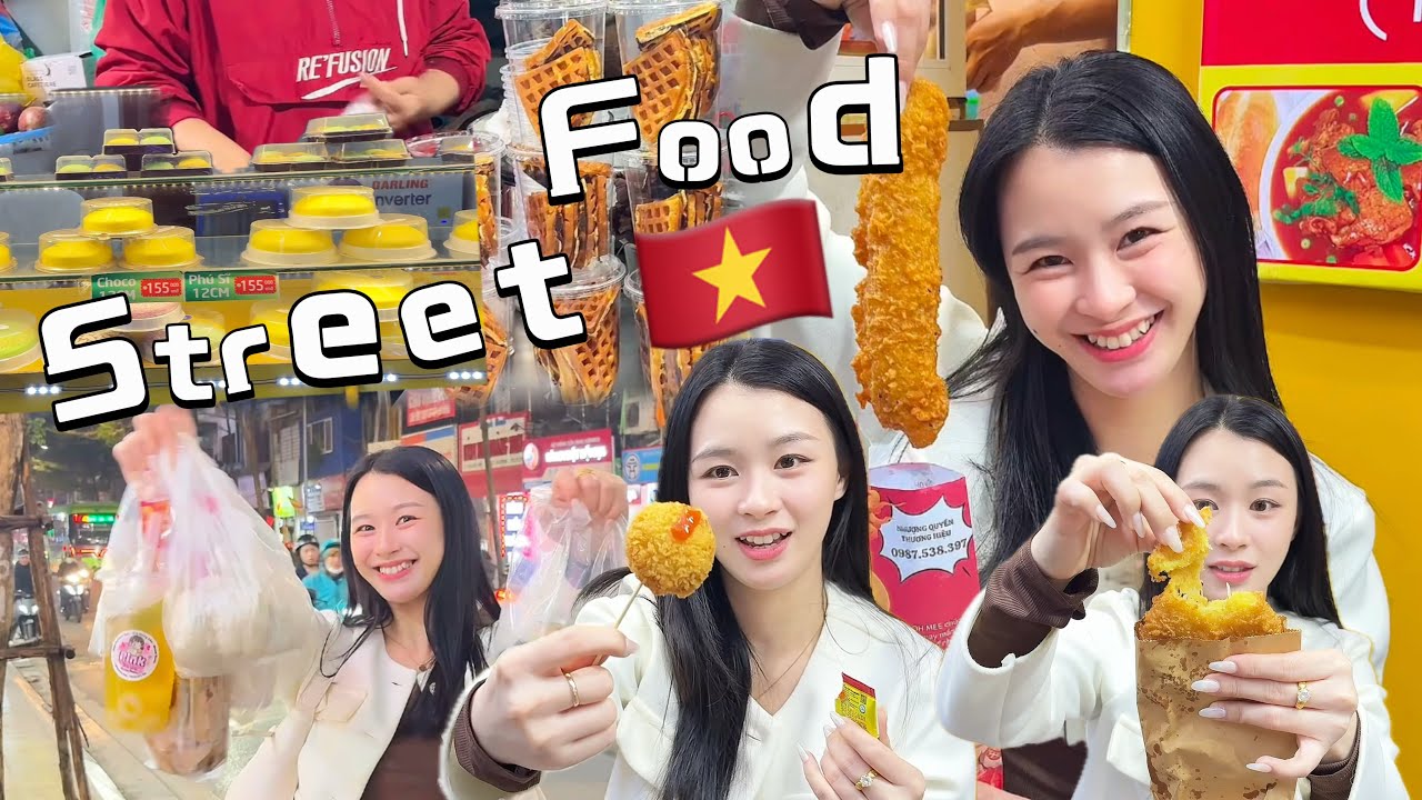 Street food เวียดนาม / 5 ร้าน แลนดอม / ของกินอร่อย #vietnam #food #vlog #streetfood #อร่อย 