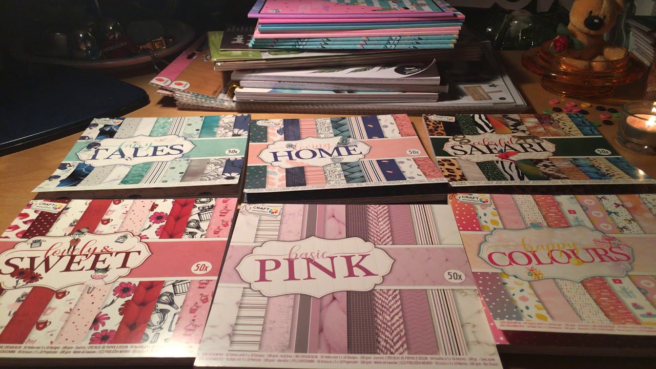 12 soorten Embossed Stickervellen van Decotime Action