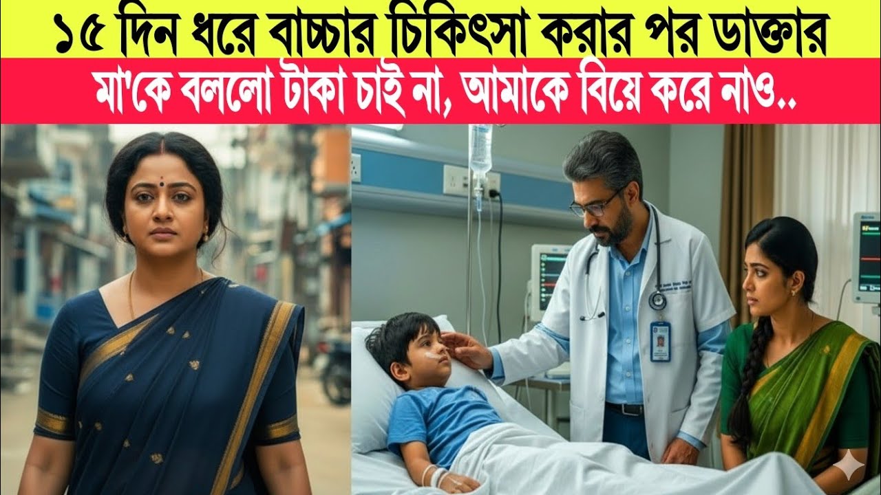 ১৫ দিন ধরে শিশুটির চিকিৎসা করার পর, ডাক্তার মাকে বললেন যে তিনি টাকা চান না বরং তাকে বিয়ে করতে চান..