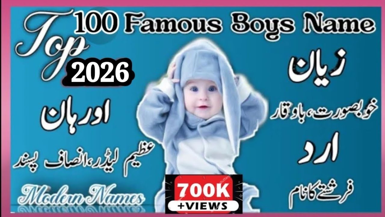 मुस्लिम लड़कों के नाम 2025 |Muslim Boys cute Name 2025 | Latest Muslim Baby Boy Names 2025 New names