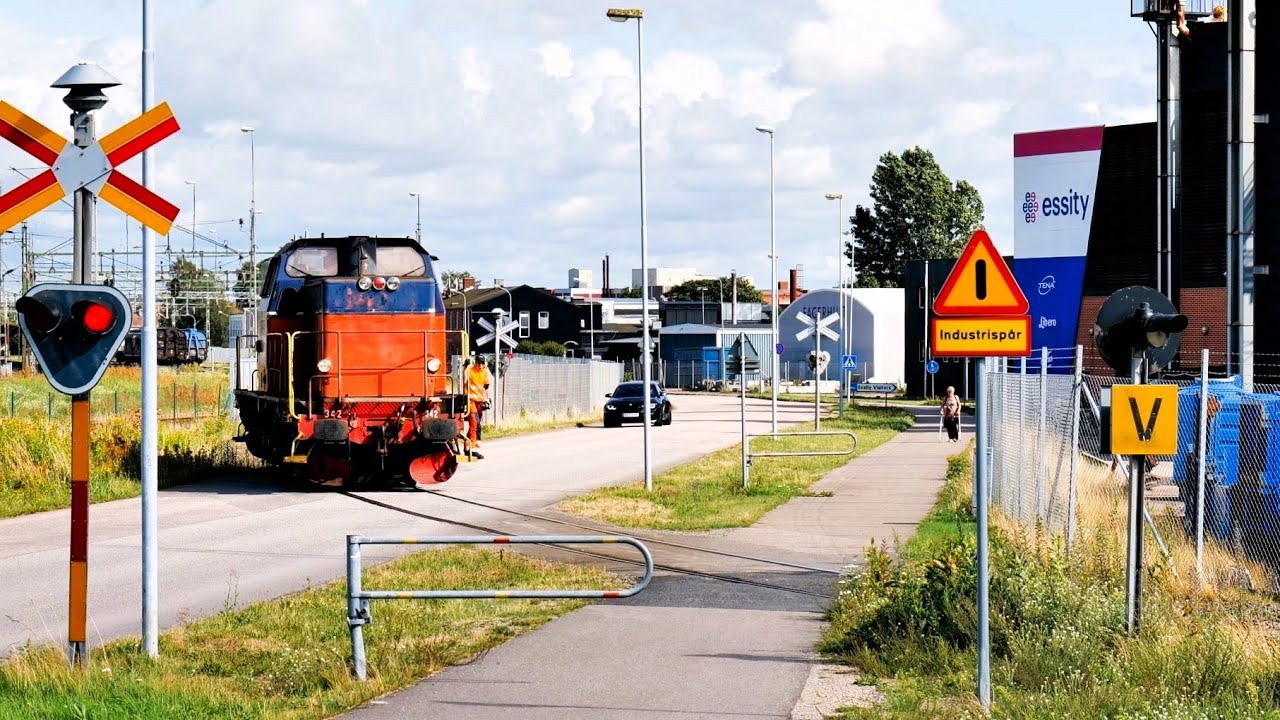 Tåg och Växling i Falkenberg - Sommar 2023