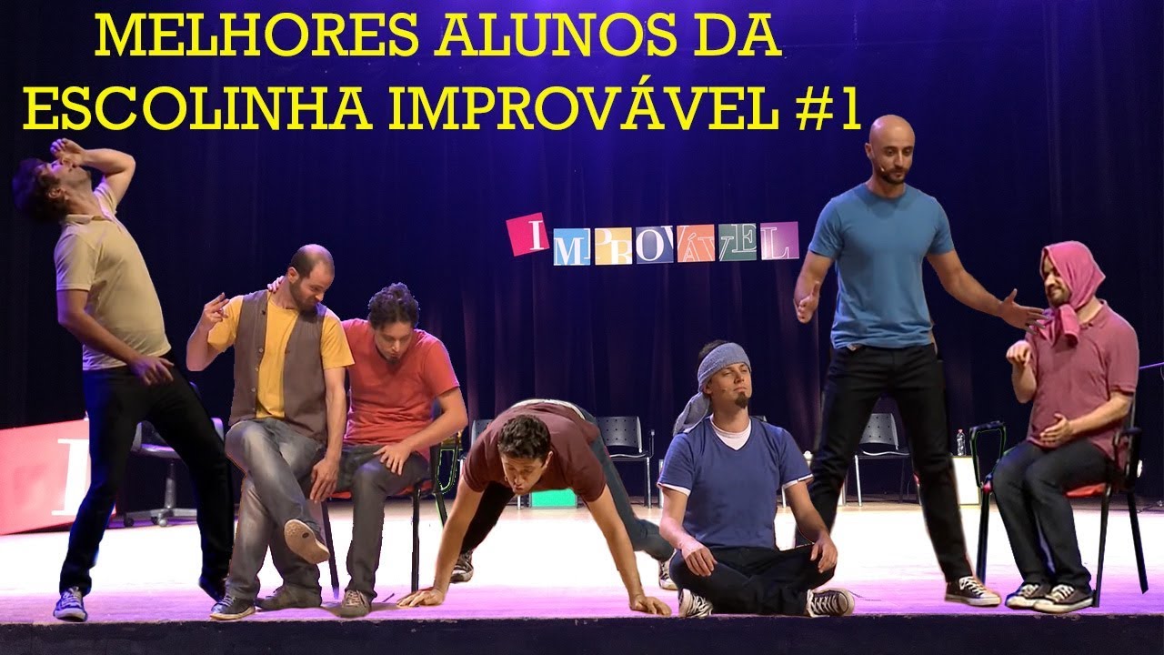 Melhores alunos da ESCOLINHA IMPROVÁVEL #1