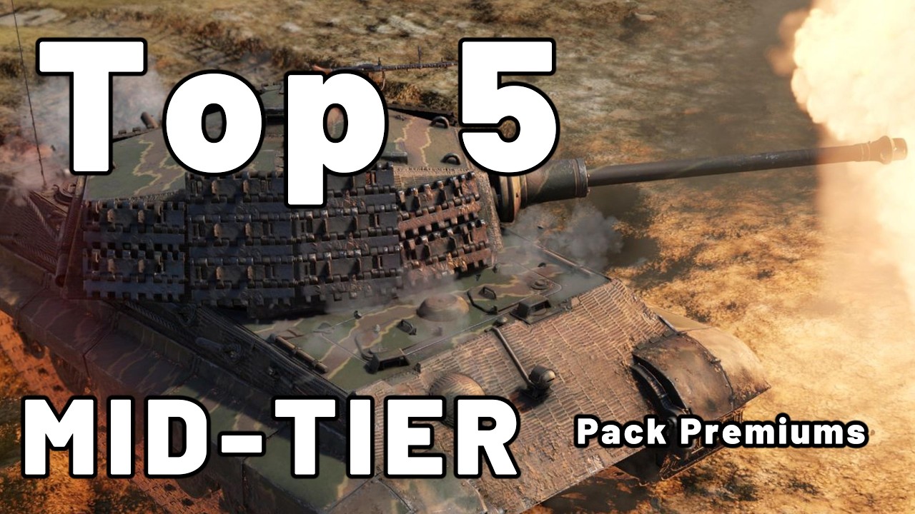 Топ-5 лучших премиум-танков из набора среднего уровня | War Thunder Ground RB