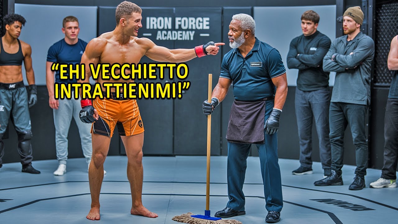 Allenatore di MMA costringe un inserviente nero a salire sul ring… ma viene steso con un colpo
