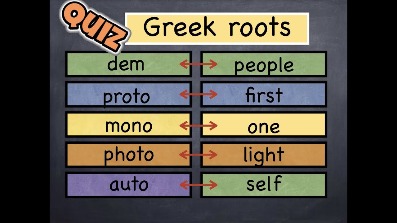 Test Your Brain With This Greek Roots Challenge!