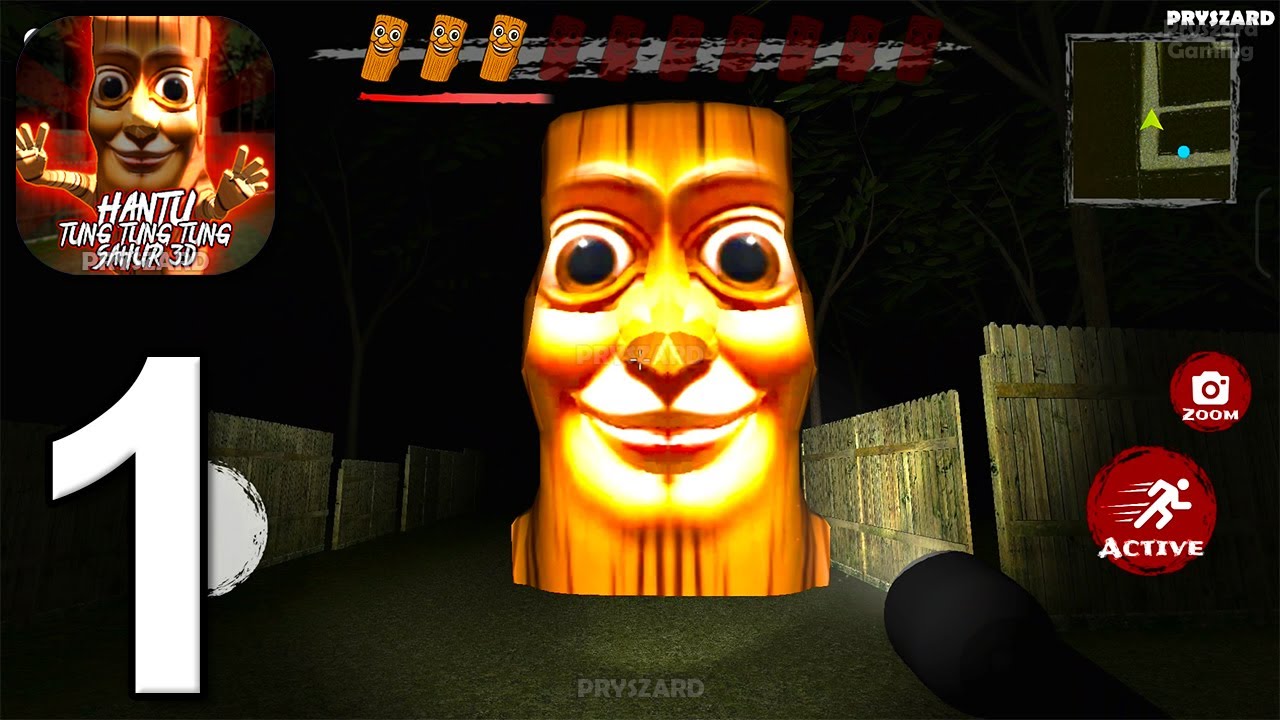 Hantu Tung Tung Tung Sahur 3D - Gameplay Walkthrough Part 1 - Tung Tung Horror (iOS, Android)