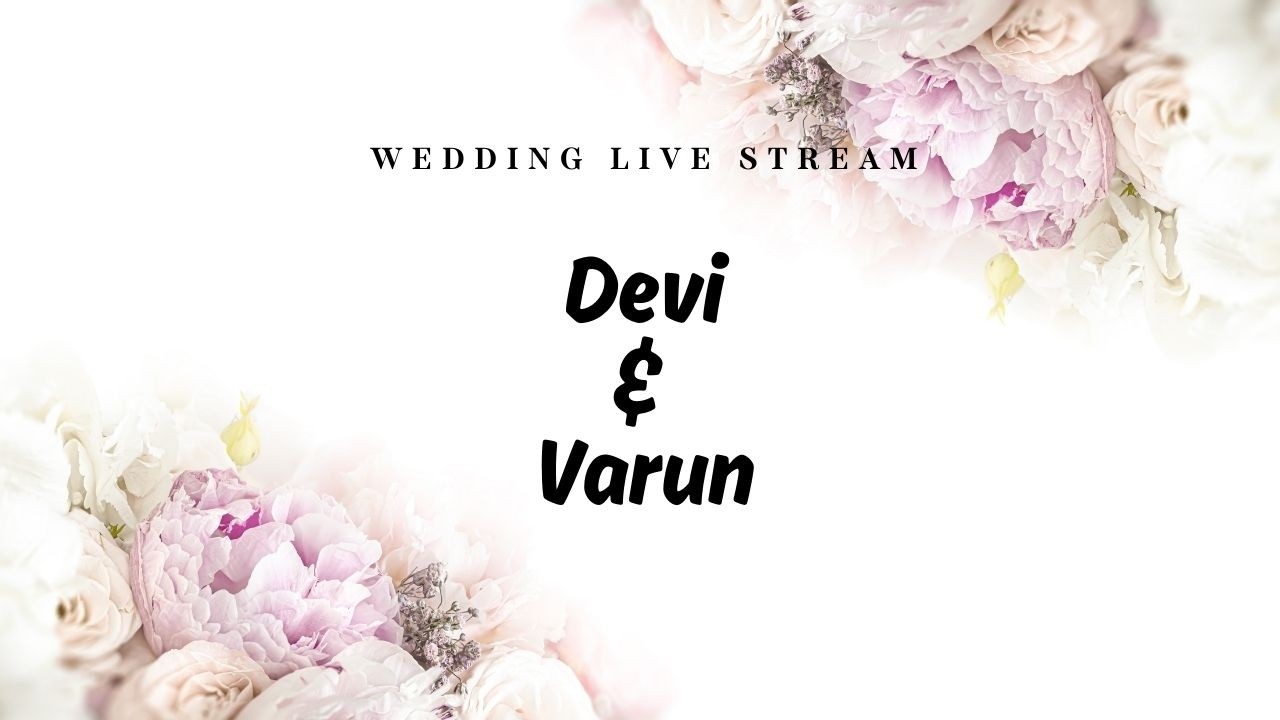 Celebrate our Big day with us live | Devi & Varun