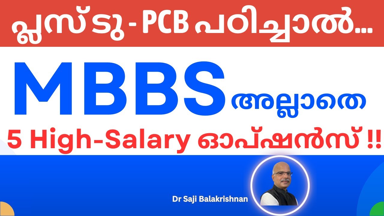 What After Plus Two-PCB? No NEET? 5 High-Salary Career Options 2026