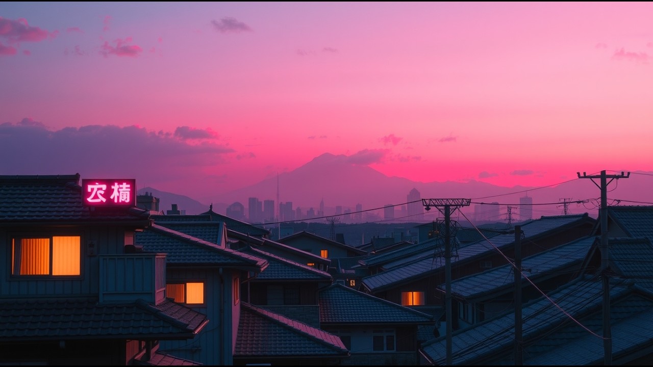 A Gentle Night in a Quiet Japanese Town 🏮 Soft Sleep Lofi