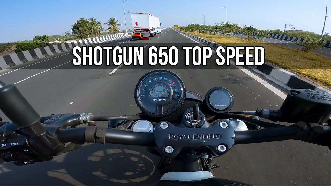 Royal Enfield Shotgun 650 Top Speed
