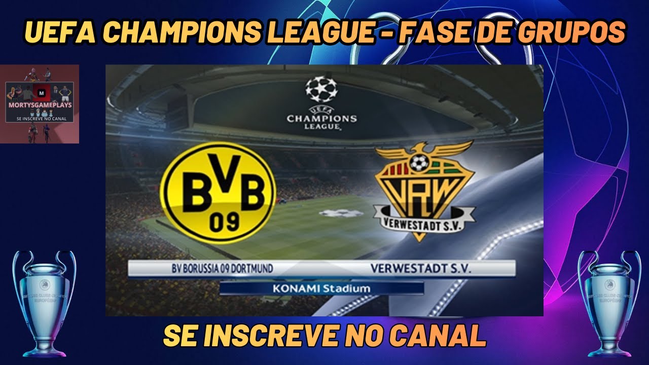 BORUSSIA DORTMUND X VERWESTADT (SÉRVIA) | FASE DE GRUPOS DA UEFA CHAMPIONS LEAGUE | AO VIVO