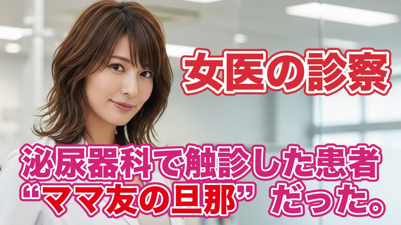『女性朗読』ママ友の旦那を診察した夜──触れた温度が忘れられず、越えてはいけない距離に揺れる女医の心。家庭と理性の狭間でほどけていく禁断の鼓動