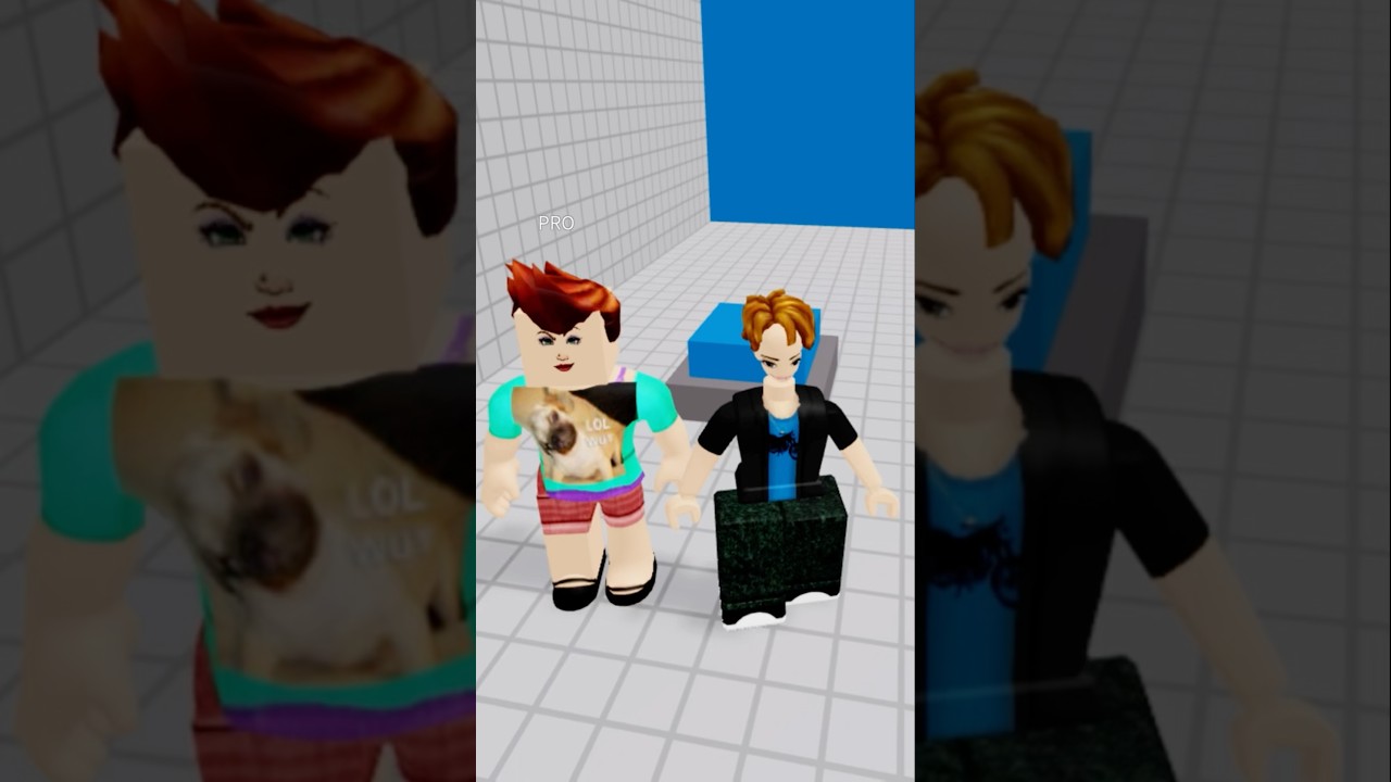 Teamwork puzzle obby with PRO 🤭 #roblox #teamworkpuzzles